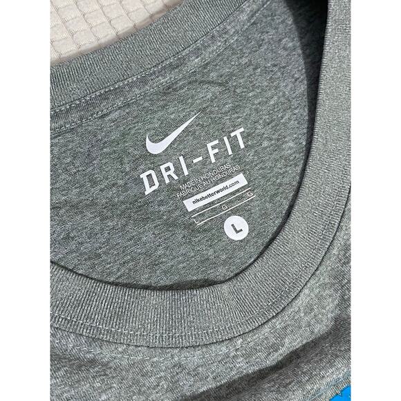 Miami Dolphins Nike NFL Dri-Fit Short Sleeve Shirt Men's Gray Large - Picture 7 of 7